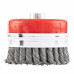 Щетка для УШМ Heavy Duty, 80 мм, М14, "чашка", крученая Matrix 74670