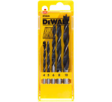 Набор сверл DEWALT DT4535, по дереву 4-10 мм, 5 шт