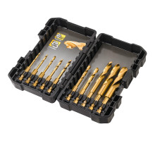 Набор сверл 10 шт Impact TITANIUM Drill Bit Set Dewalt DT50050