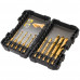 Набор сверл 10 шт Impact TITANIUM Drill Bit Set Dewalt DT50050