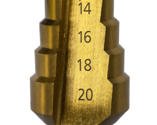 Сверло по металлу ступенчатое 4-20 мм ПРАКТИКА 798-317