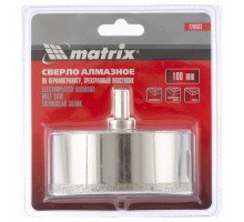 Сверло алмазное по керамограниту (100х67 мм) MATRIX 726883