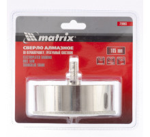 Сверло алмазное по керамограниту (105х67 мм) MATRIX 726903