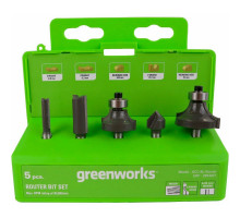 Набор фрез GREENWORKS для фрезера (5 шт.) 2953207