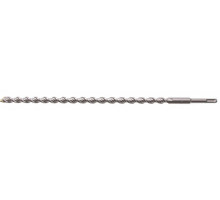 Бур по бетону, двойная спираль, Cobalt W-tip (16x460 мм; SDS PLUS) Denzel 705040