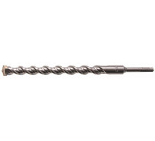 Бур по бетону, двойная спираль, Cobalt W-tip (22x310 мм; SDS PLUS) Denzel 705053