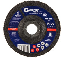 Диск лепестковый Cutop Profi 125х22.2 P100 70-125100