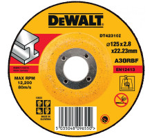 Диск отрезной по металлу Dewalt Industrial 125x2,8x22,2 DT 42310Z