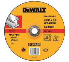 Диск шлифовальный по металлу Dewalt 230 x 6,0 x 22.2 DT 42620