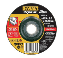 Диск шлифовальный по металлу Dewalt Extreme 125 x 6,3 x 22.2 DT 43947