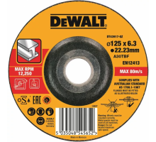 Диск шлифовальный по металлу Dewalt 125 x 6,3 x 22.2 DT 43917