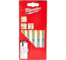 Пилочки Milwaukee для лобзика T144D 75 мм, 5 штук 4932213116