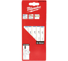 Пилочки Milwaukee для лобзика T318AF 105 мм, 5 штук 4932274654