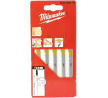 Пилочки Milwaukee для лобзика T244D 75 мм, 5 штук 4932346078