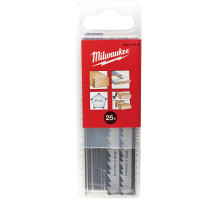 Пилочки Milwaukee для лобзика T101D 75 мм, 25 штук 4932373490