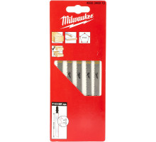 Пилочки Milwaukee для лобзика T101BR 105 мм, 5 штук 4932348072