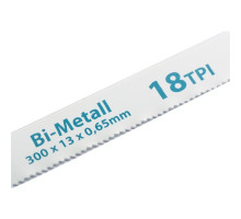 Полотна для ножовки по металлу 300 мм, 18 TPI, BIM, 2 шт GROSS 77730
