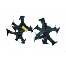 Фреза HUTER "Гусиные лапки" GMC-5.5,GMC-6.5,GMC-6.8,GMC-7.0 вал 25 мм) (комп. 2 шт.)  900/71/3/69