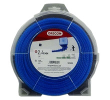 Триммерная леска Oregon 593203 Square Blue 2,4 мм 125 м бухта