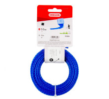 Триммерная леска Oregon 593204 Square Twisted Blue 3,0 мм 15 м