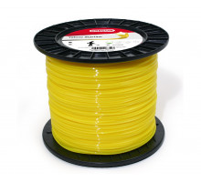 Триммерная леска Oregon 99162E Yellow 2,4 мм 360 м бухта сечение звезда