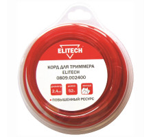 Леска ELITECH 2,4*52 м (звезда)  0809.002400