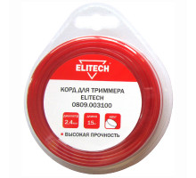 Леска ELITECH 2,4*15 м (круг)   0809.003100
