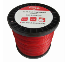 Леска круглая, 2 мм, 139 м Elitech 0809.004700