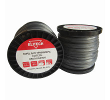 Леска ELITECH 2,4*82 м би-материал (квадрат) 0809.004900