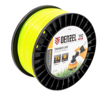 Леска для триммера круглая, 2,4 мм х 192 м, на DIN катушке FLEX CORD Denzel 96280