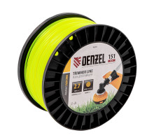 Леска для триммера круглая, 2,7 мм х 151 м, на DIN катушке FLEX CORD Denzel 96281