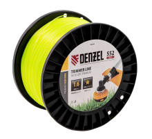 Леска для триммера звезда, 1,6 мм х 552 м, на DIN катушке FLEX CORD Denzel 96284