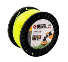 Леска для триммера квадрат, 2,0 мм х 251м, на DIN катушке FLEX CORD Denzel 96291