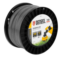 Леска для триммера двухкомпонентная звезда, 3,0 мм х 166 м, на DIN катушке EXTRA CORD Denzel 96843