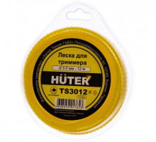 Леска (3,0 мм; 12 м; витой квадрат) Huter TS3012 71/2/3