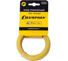 Корд триммерный Star (15 м; 2 мм; звезда) Champion C7075
