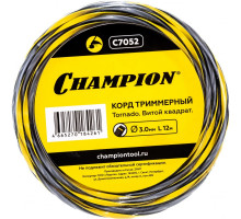 Триммерный корд Champion Tornado 3 мм, 12 м C7052