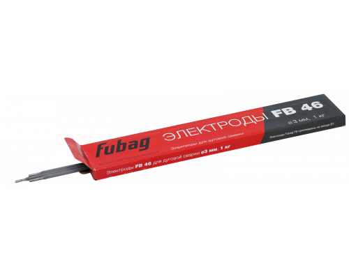Электроды Fubag с рутилово-целлюлозным покрытием FB 46 D 3.0 мм (0.9 кг) 38856
