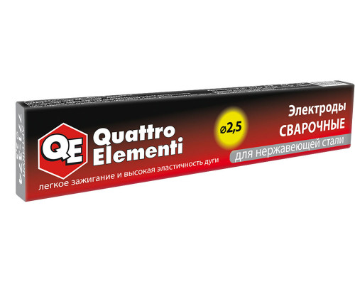 Электрод по нержавеющей стали (0.9 кг; 2.5 мм) QUATTRO ELEMENTI 771-374