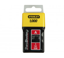 Скобы для степлера STANLEY LIGHT DUTY тип ''А'' 6 мм х 1000 шт 1-TRA204T