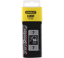 Скобы для степлера STANLEY тип 7 14 мм х 1000 шт 1-CT109T