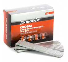 Скобы 18GA (5000 шт; 22 мм; 1.25х1х5.7 мм) для пневматического степлера MATRIX 57657