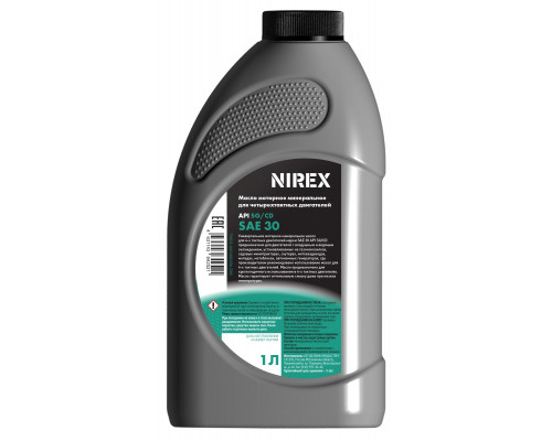 Масло NIREX 4-х тактное минеральное SAE 30 1 л NRX-32292