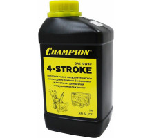 Масло полусинтетическое зимнее (1 л; 10W40; SL/CF) для 4-тактных двигателей Champion 952853