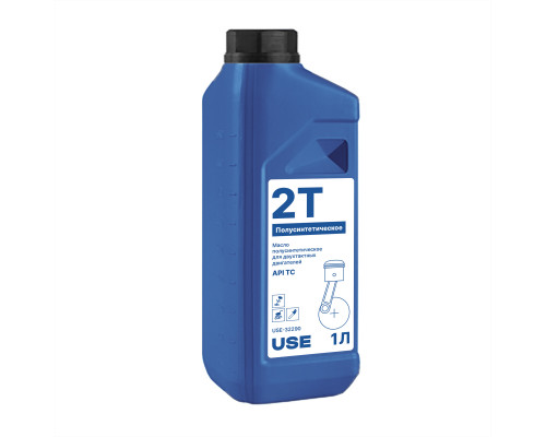 Масло USE 2-х тактное полусинтетика API TC 1 л USE-30016