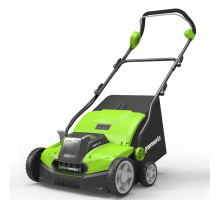 Бесщеточный аккумуляторный аэратор-скарификатор Greenworks GD40SC36 40 В, с АКБ 6 Ач и ЗУ 2511507UF