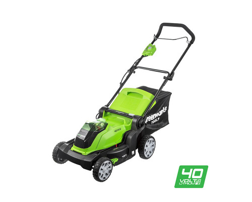 Аккумуляторная газонокосилка Greenworks G40LM40 40V 2504707 Аккумуляторная газонокосилка Greenworks G40LM40 40V 2504707