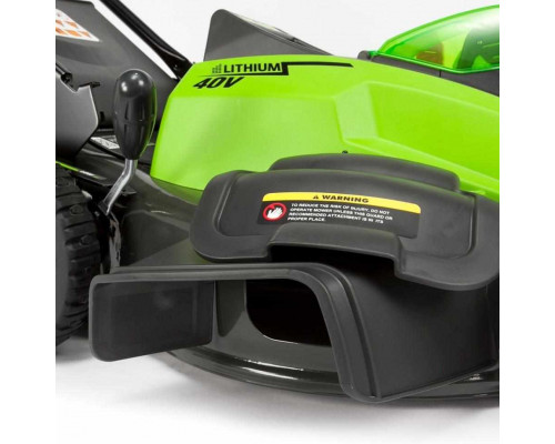 Аккумуляторная газонокосилка Greenworks G40LM40 40V 2504707 Аккумуляторная газонокосилка Greenworks G40LM40 40V 2504707