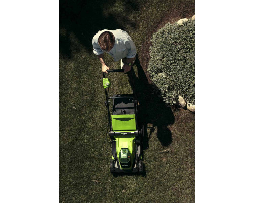 Аккумуляторная газонокосилка Greenworks G40LM40 40V 2504707 Аккумуляторная газонокосилка Greenworks G40LM40 40V 2504707