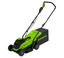 Аккумуляторная газонокосилка GreenWorks GD24LM33K2 24V 2516107UA